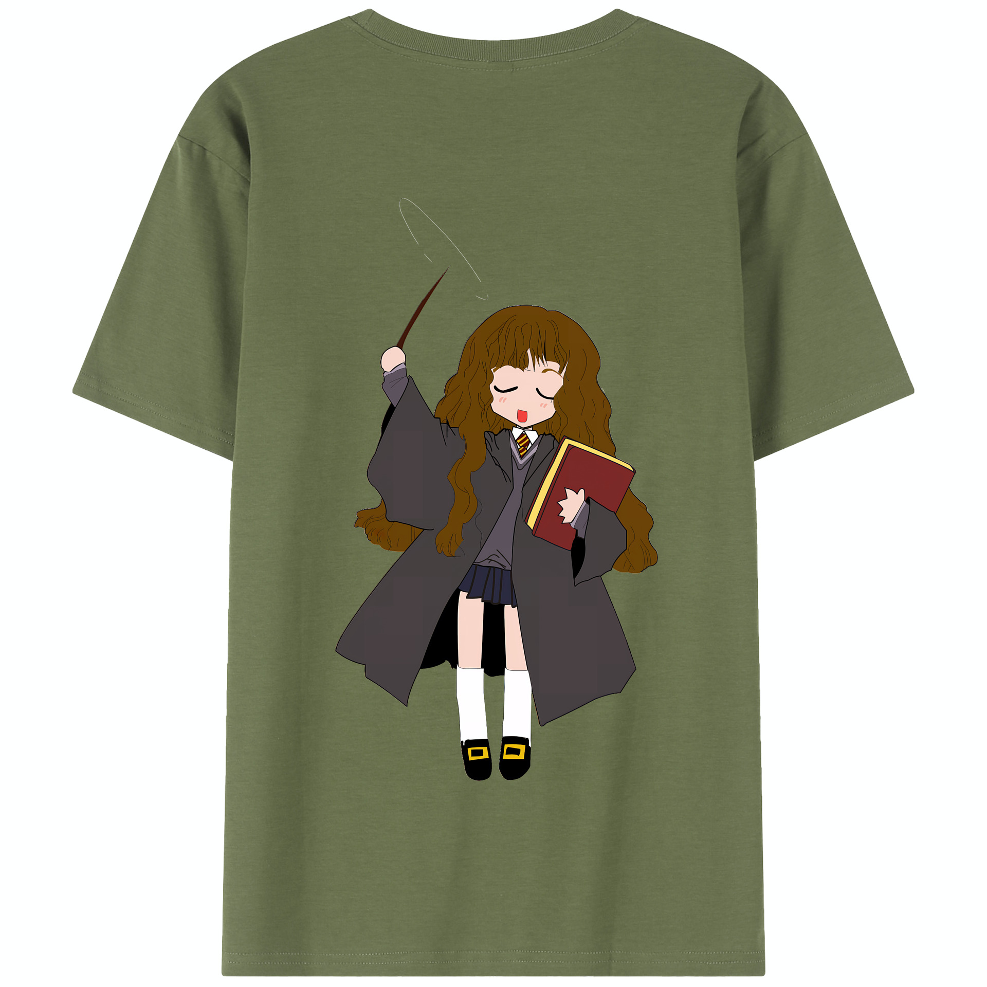 （画像用） Harry Potter ハリー・ポッターシリーズ 綿100％半袖Tシャツ（背面プリント）